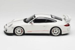 Porsche 911 997 GT3 RS 4.0 Baltas Minichamps 1:18 155062221 Metalas - nuotrauka 3 iš 6