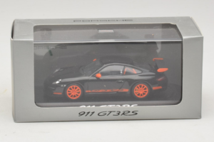 Porsche 911 997 GT3 RS Juodas Oranžinis Minichamps 1:43 WAP02012817 Metalas - nuotrauka 4 iš 4