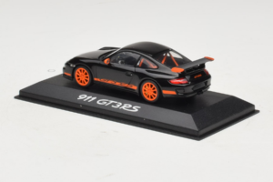 Porsche 911 997 GT3 RS Juodas Oranžinis Minichamps 1:43 WAP02012817-R1 Metalas - nuotrauka 3 iš 4