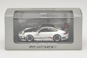 Porsche 911 997 GT3 RS Baltas Minichamps 1:43 WAP0203018 Metalas - nuotrauka 4 iš 4