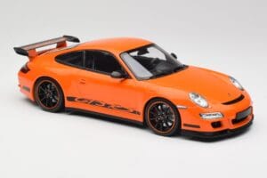 Porsche 911 997 GT3 RS Oranžinis Minichamps 1:18 155062122 Metalas - nuotrauka 4 iš 6