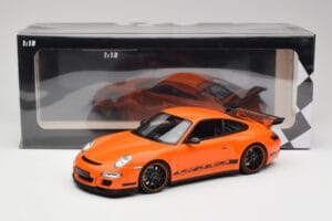 Porsche 911 997 GT3 RS Oranžinis Minichamps 1:18 155062122 Metalas - nuotrauka 6 iš 6
