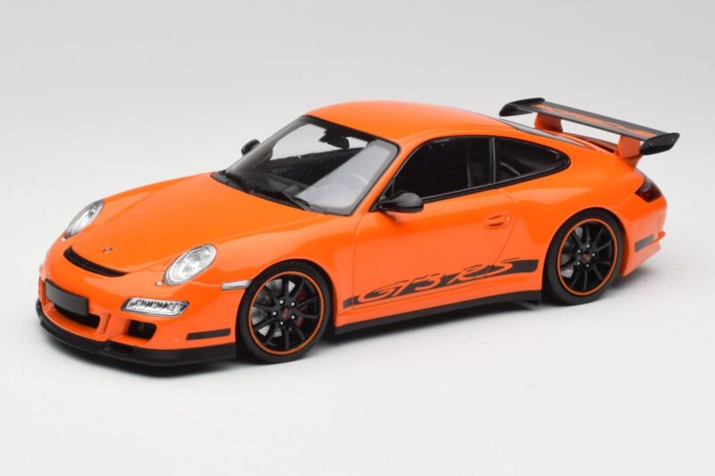 Porsche 911 997 GT3 RS Oranžinis Minichamps 1:18 155062122 Metalas