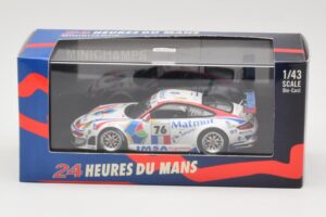 Porsche 911 997 GT3 RSR #76 IMSA Performance Matmut R. Narac / R. Lietz / P. Long 24 Hours of Le Mans 2008 Minichamps 1:43 40 - nuotrauka 4 iš 4