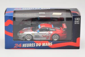 Porsche 911 997 GT3 RSR #80 Flying Lizard J. Van Overbeek / J. Bergmeister / S. Neiman 24 Hours of Le Mans 2008 Minichamps 1: - nuotrauka 4 iš 4