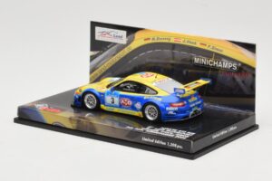 Porsche 911 997 GT3 RSR #3 24 Hours Nurburgring 2008 Minichamps 1:43 437087803 Metalas - nuotrauka 3 iš 4