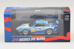 Porsche 911 GT3 RSR #70 H. Felbermayr / H. Felbermayr Jr. Felbermayr-Proton 24 Hours of Le Mans 2009 Minichamps 1:43 40009697 - nuotrauka 4 iš 4