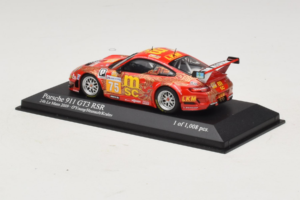 Porsche 911 997 GT3 RSR #75 O. Young / P. Hesnault 24 Hours of Le Mans 2009 Minichamps 1:43 400096975 Metalas - nuotrauka 3 iš 4