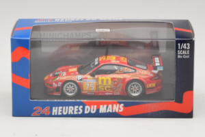 Porsche 911 997 GT3 RSR #75 O. Young / P. Hesnault 24 Hours of Le Mans 2009 Minichamps 1:43 400096975 Metalas - nuotrauka 4 iš 4