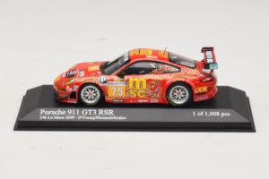 Porsche 911 997 GT3 RSR #75 O. Young / P. Hesnault 24 Hours of Le Mans 2009 Minichamps 1:43 400096975 Metalas