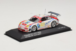 Porsche 911 997 GT3 RSR #76 R. Narac / P. Long / P. Pilet 24 Hours of Le Mans 2009 Minichamps 1:43 400096976 Metalas - nuotrauka 2 iš 3