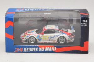 Porsche 911 997 GT3 RSR #76 R. Narac / P. Long / P. Pilet 24 Hours of Le Mans 2009 Minichamps 1:43 400096976 Metalas - nuotrauka 3 iš 3