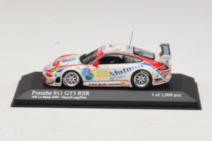 Porsche 911 997 GT3 RSR #76 R. Narac / P. Long / P. Pilet 24 Hours of Le Mans 2009 Minichamps 1:43 400096976 Metalas