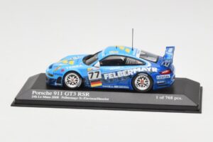 Porsche 911 997 GT3 RSR #77 Felbermayr-Proton Davidson / Henzler 24 Hours of Le Mans 2008 Minichamps 1:43 400087877 Metalas