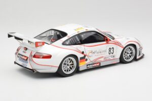 Porsche 911 997 GT3 RSR #83 Team Seikel L. Nielsen / M. Ehret / D. Farnbacher 24 Hours of Le Mans 2006 Minichamps 1:18 100066 - nuotrauka 3 iš 8