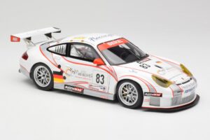 Porsche 911 997 GT3 RSR #83 Team Seikel L. Nielsen / M. Ehret / D. Farnbacher 24 Hours of Le Mans 2006 Minichamps 1:18 100066 - nuotrauka 6 iš 8