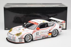 Porsche 911 997 GT3 RSR #83 Team Seikel L. Nielsen / M. Ehret / D. Farnbacher 24 Hours of Le Mans 2006 Minichamps 1:18 100066 - nuotrauka 8 iš 8
