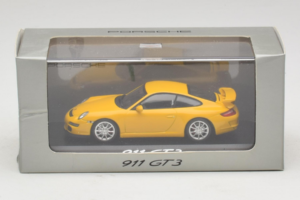 Porsche 911 997 GT3 Geltonas Minichamps 1:43 WAP02012116 Metalas - nuotrauka 4 iš 4