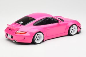 Porsche 911 997 RWB Rožinis IXO 1:18 18CMC167 Metalas - nuotrauka 2 iš 5