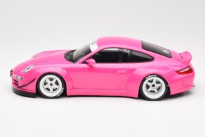 Porsche 911 997 RWB Rožinis IXO 1:18 18CMC167 Metalas - nuotrauka 3 iš 5