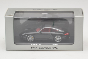 Porsche 911 997 Targa 4S Juodas Minichamps 1:43 WAP02002518 Metalas - nuotrauka 4 iš 4