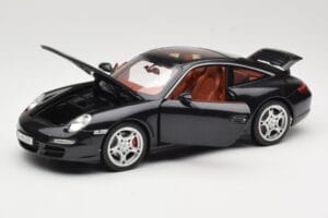 Porsche 911 997 Targa Juodas Norev 1:18 187506 Metalas - nuotrauka 2 iš 8