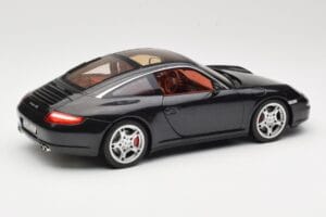 Porsche 911 997 Targa Juodas Norev 1:18 187506 Metalas - nuotrauka 3 iš 8