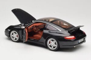 Porsche 911 997 Targa Juodas Norev 1:18 187506 Metalas - nuotrauka 5 iš 8