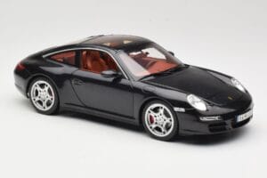 Porsche 911 997 Targa Juodas Norev 1:18 187506 Metalas - nuotrauka 6 iš 8