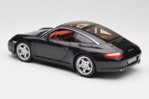 Porsche 911 997 Targa Juodas Norev 1:18 187506 Metalas - nuotrauka 7 iš 8