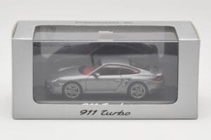 Porsche 911 997 Turbo Anthracite Grey Minichamps 1:43 WAP0200010A Metalas - nuotrauka 4 iš 4
