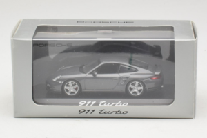 Porsche 911 997 Turbo Grey Metallic Minichamps 1:43 WAP02013116 Metalas - nuotrauka 4 iš 4