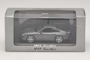 Porsche 911 997 Turbo Grey Metallic Minichamps 1:43 WAP02013016 Metalas - nuotrauka 5 iš 5