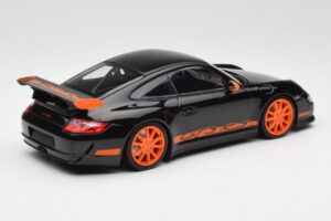 Porsche 911 997.1 GT3 RS Juodas Minichamps 1:18 155062121 Metalas - nuotrauka 2 iš 6