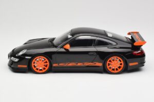 Porsche 911 997.1 GT3 RS Juodas Minichamps 1:18 155062121 Metalas - nuotrauka 3 iš 6