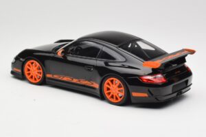 Porsche 911 997.1 GT3 RS Juodas Minichamps 1:18 155062121 Metalas - nuotrauka 5 iš 6