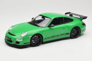 Porsche 911 997.1 GT3 RS Žalias Minichamps 1:18 155062124 Metalas
