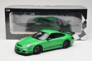 Porsche 911 997.1 GT3 RS Žalias Minichamps 1:18 155062124 Metalas - nuotrauka 6 iš 6
