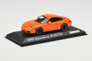 Porsche 911 997.2 Carrera 4 GTS Oranžinis Minichamps 1:43 WAP0201140C Metalas - nuotrauka 2 iš 4