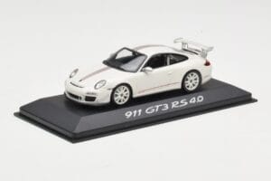 Porsche 911 997.2 GT3 RS 4.0 Baltas Minichamps 1:43 WAP0200010C Metalas - nuotrauka 2 iš 4
