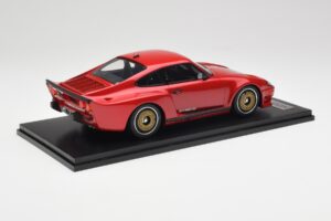Porsche 911 930 Almeras Biturbo 3.3 Raudonas Kess 1:18 KE18005C Derva - nuotrauka 2 iš 6