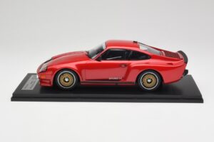 Porsche 911 930 Almeras Biturbo 3.3 Raudonas Kess 1:18 KE18005C Derva - nuotrauka 3 iš 6