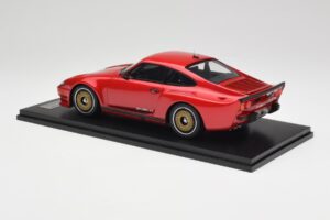 Porsche 911 930 Almeras Biturbo 3.3 Raudonas Kess 1:18 KE18005C Derva - nuotrauka 5 iš 6