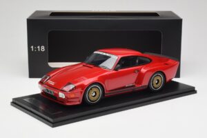 Porsche 911 930 Almeras Biturbo 3.3 Raudonas Kess 1:18 KE18005C Derva - nuotrauka 6 iš 6