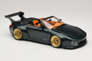 Porsche 911 992 Cabriolet Old & New Tokyo Auto Salon GT Spirit 1:18 GT548 Derva - nuotrauka 4 iš 6