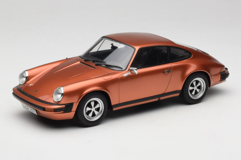 Porsche 911 G-Series Carrera 2.7 Rūdžių Oranžinis GT Spirit 1:18 GT011CS Derva