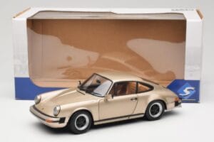 Porsche 911 Carrera 3.2 Bronzinis Solido 1:18 S1802602 Metalas - nuotrauka 8 iš 8