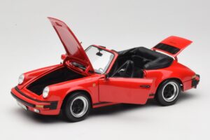 Porsche 911 SC Kabrioletas Raudonas Minichamps 1:18 100063030 Metalas - nuotrauka 2 iš 8