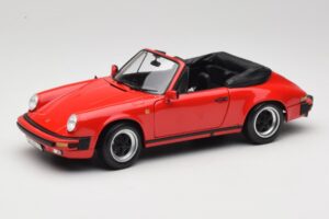 Porsche 911 SC Kabrioletas Raudonas Minichamps 1:18 100063030 Metalas