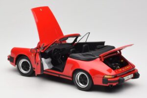 Porsche 911 SC Kabrioletas Raudonas Minichamps 1:18 100063030 Metalas - nuotrauka 5 iš 8